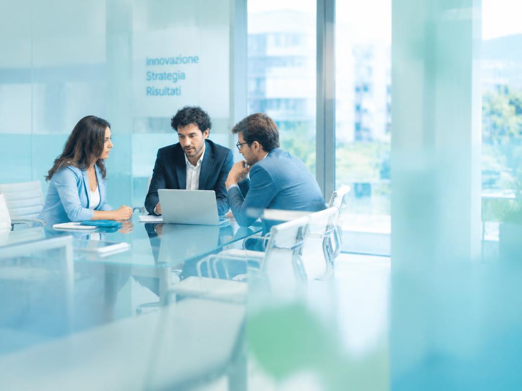 Consulenti di EndUser Italia al lavoro con un'Impresa Cliente